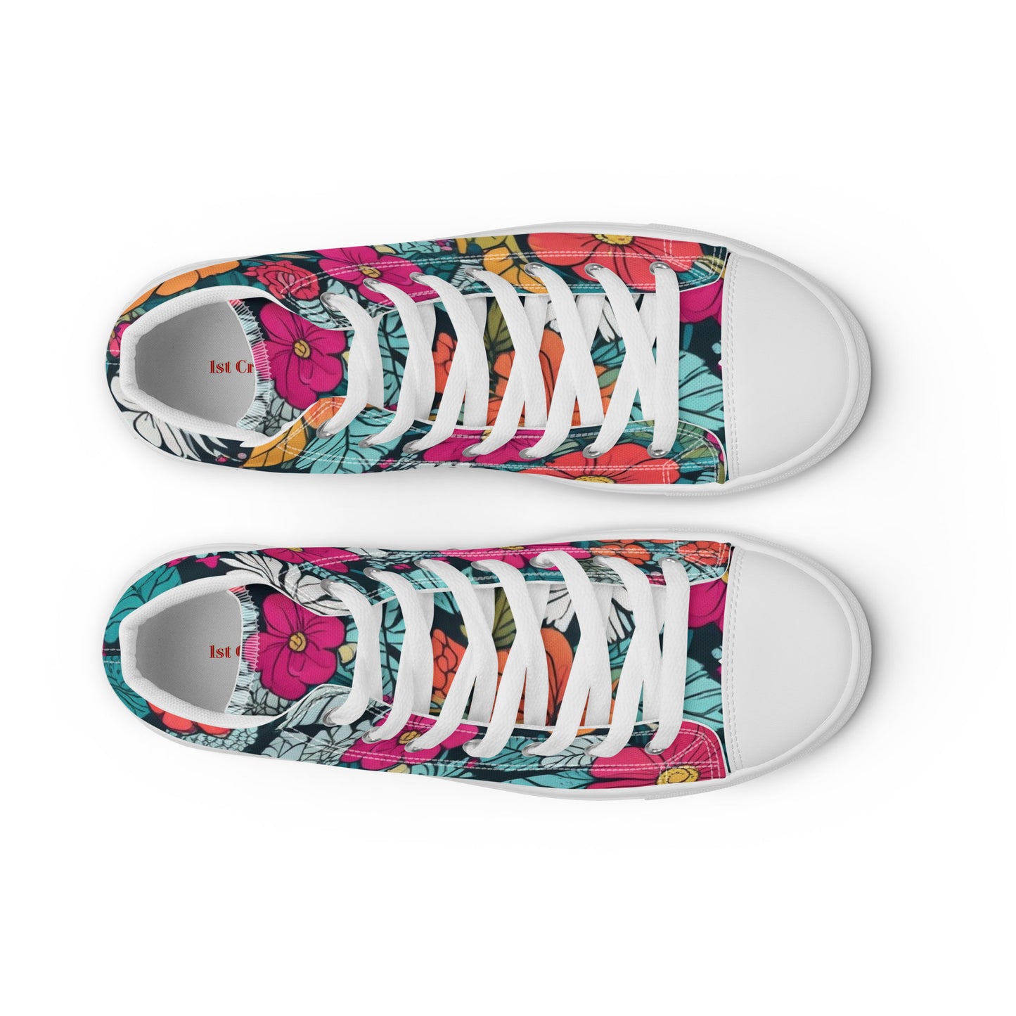 Women’s high top canvas shoes