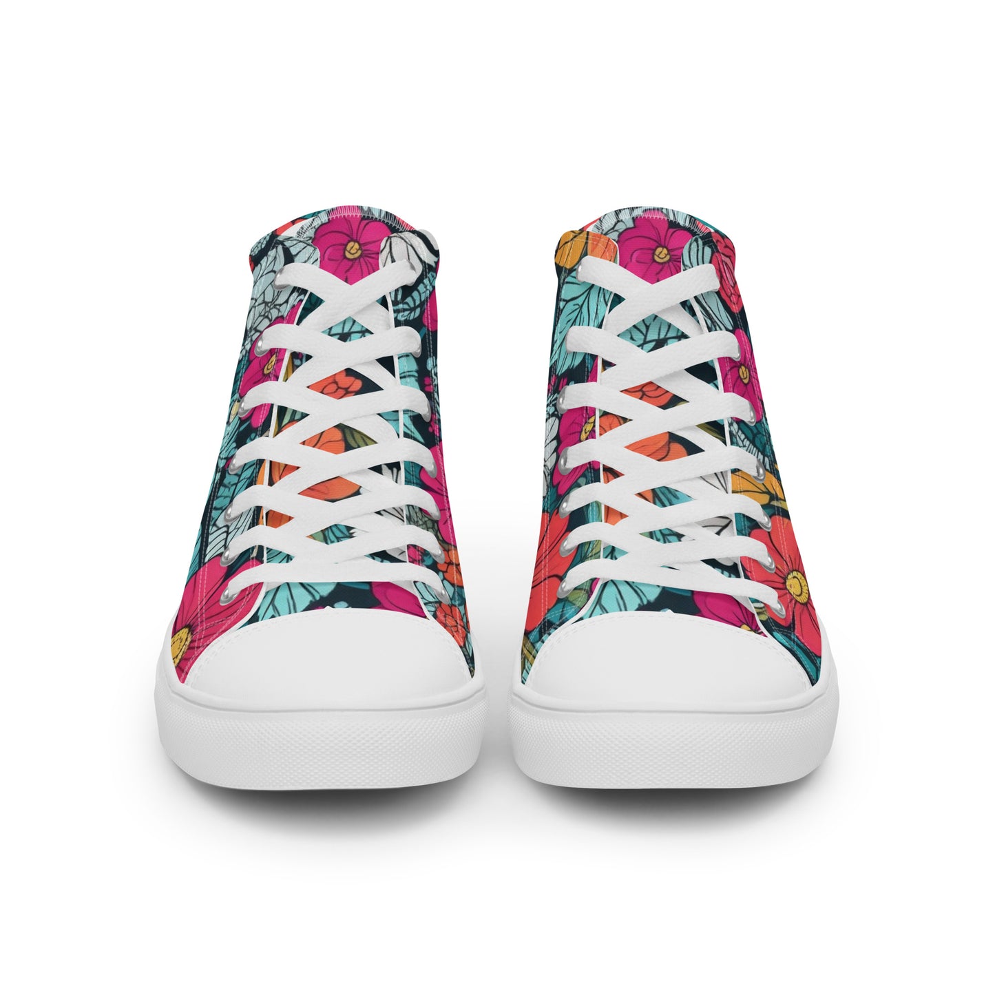 Women’s high top canvas shoes