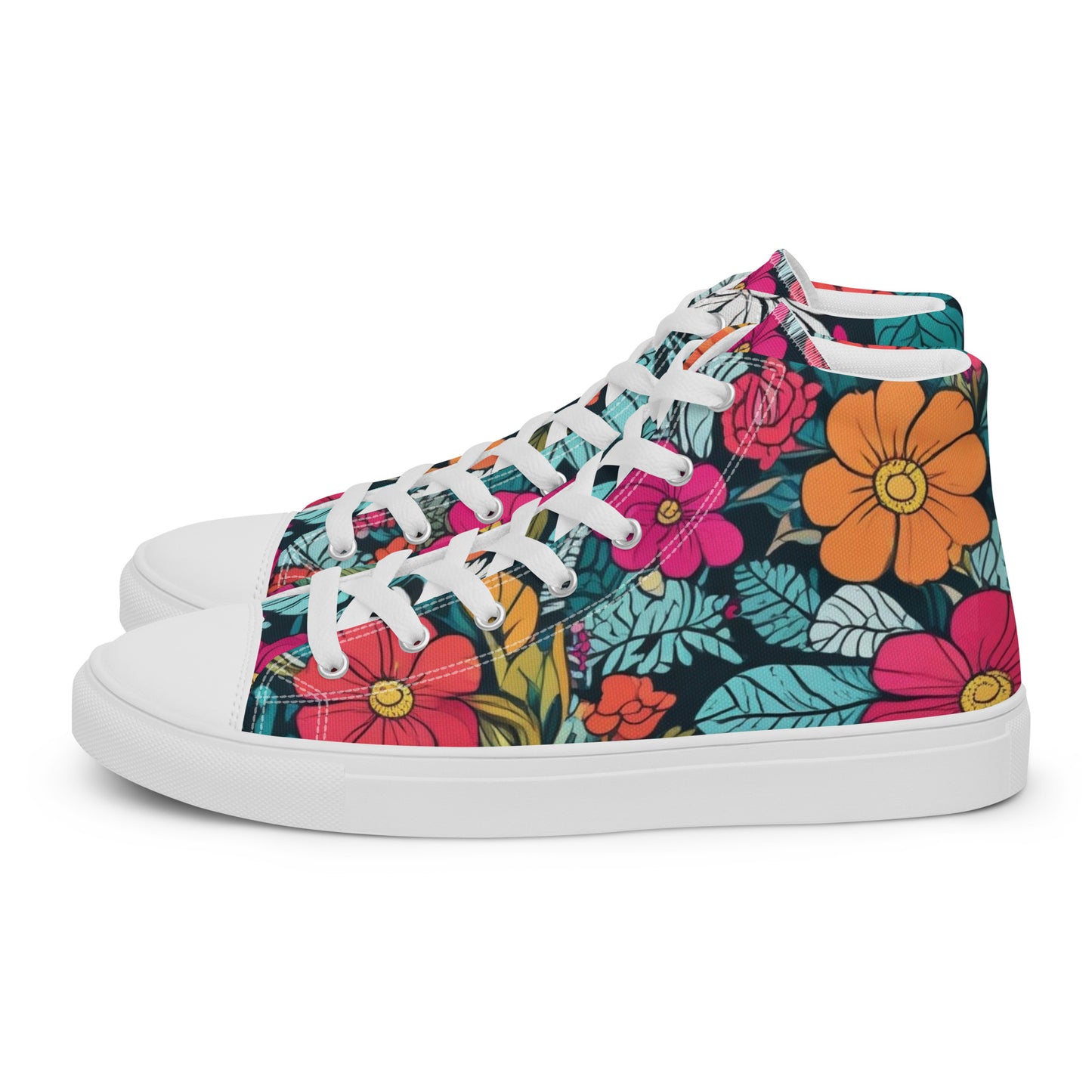 Women’s high top canvas shoes