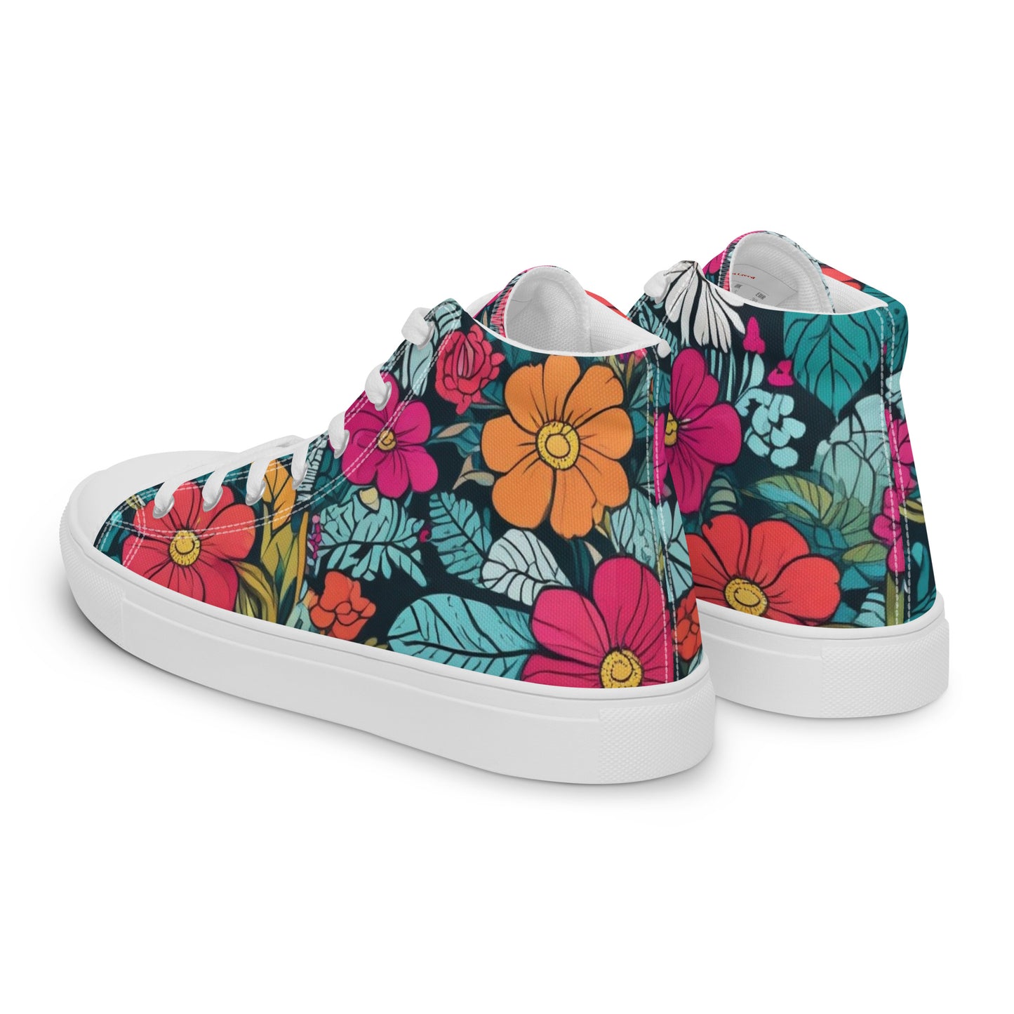 Women’s high top canvas shoes